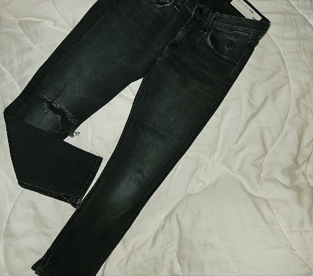 #55 rag & bone Women's Skinny Jeans - Black
